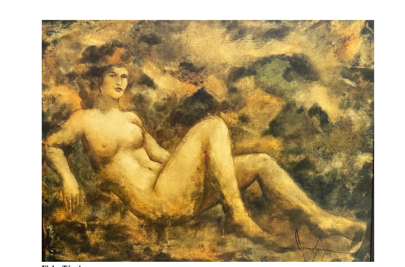 Esencia en Reposo (Essence in Repose) by Artist, Maestro Mariano Sanchez