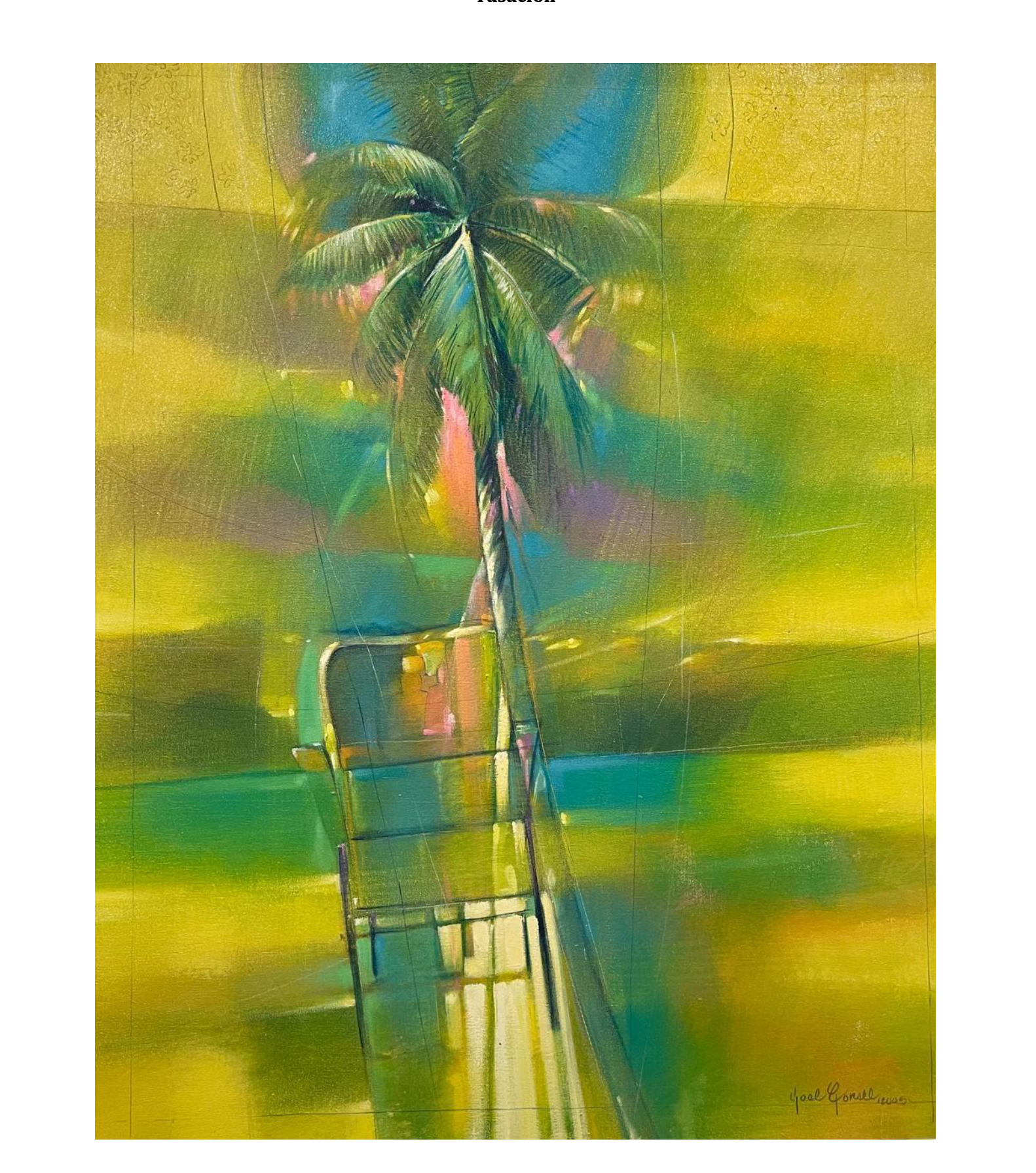 Luz de la Palma (Palm Light)  Artist: Maestro Joel Gonell