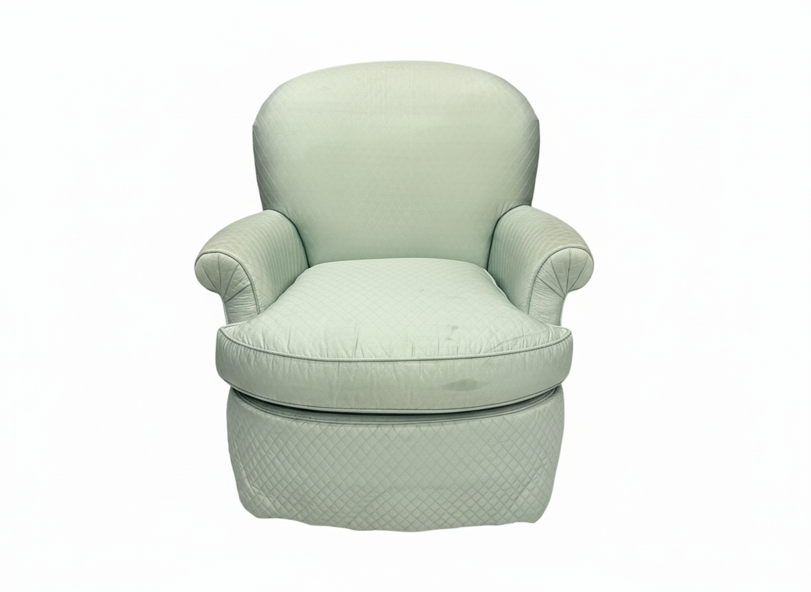 Vintage Century Furniture Skirted Club Chair – High-End Restoration Project