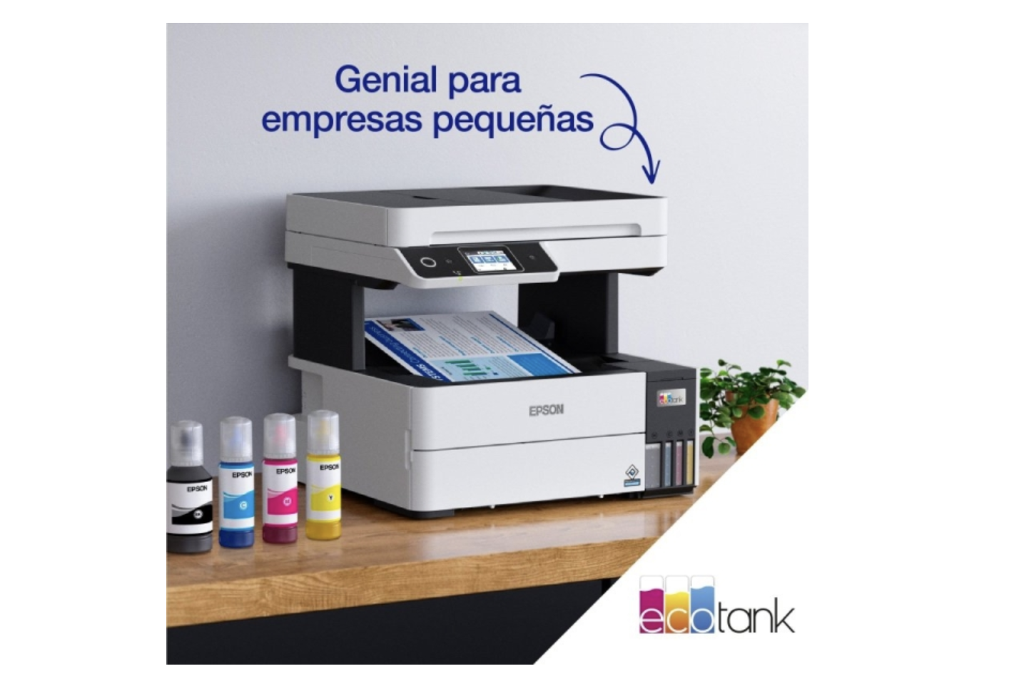 Epson EcoTank ET5185 A4 Impresora Multifuncion Color Fax Duplex WiFi 37ppm - ADF de 35 hojas
