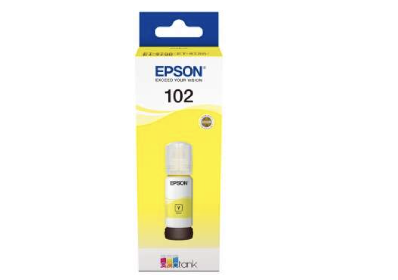 Epson 102 Cyan Botella de Tinta Pigmentada Original - C13T03R240