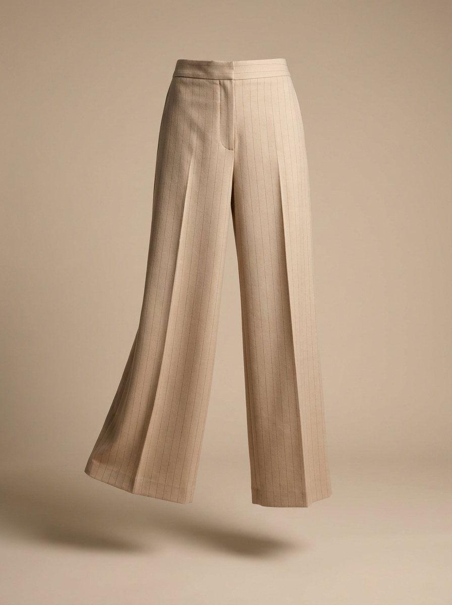 Calça Pantalona Bege