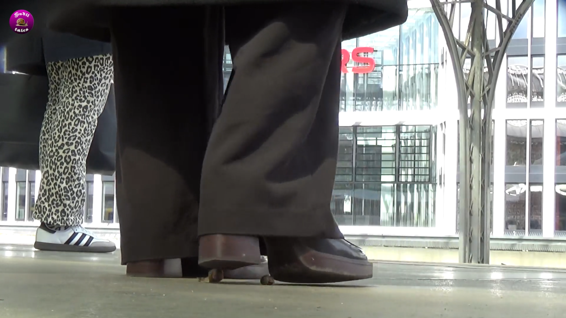 Candid Snail Crush at Trainstation