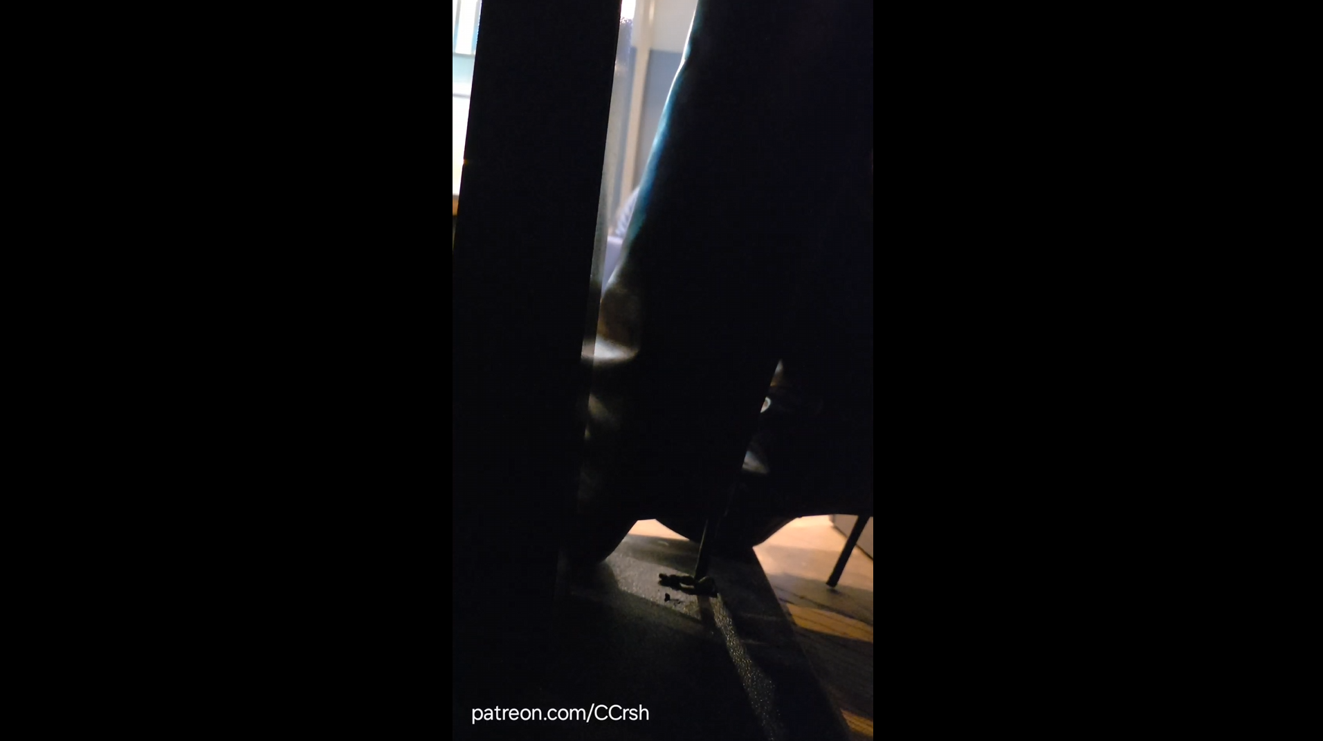 unaware worm crush in by High Heel boots