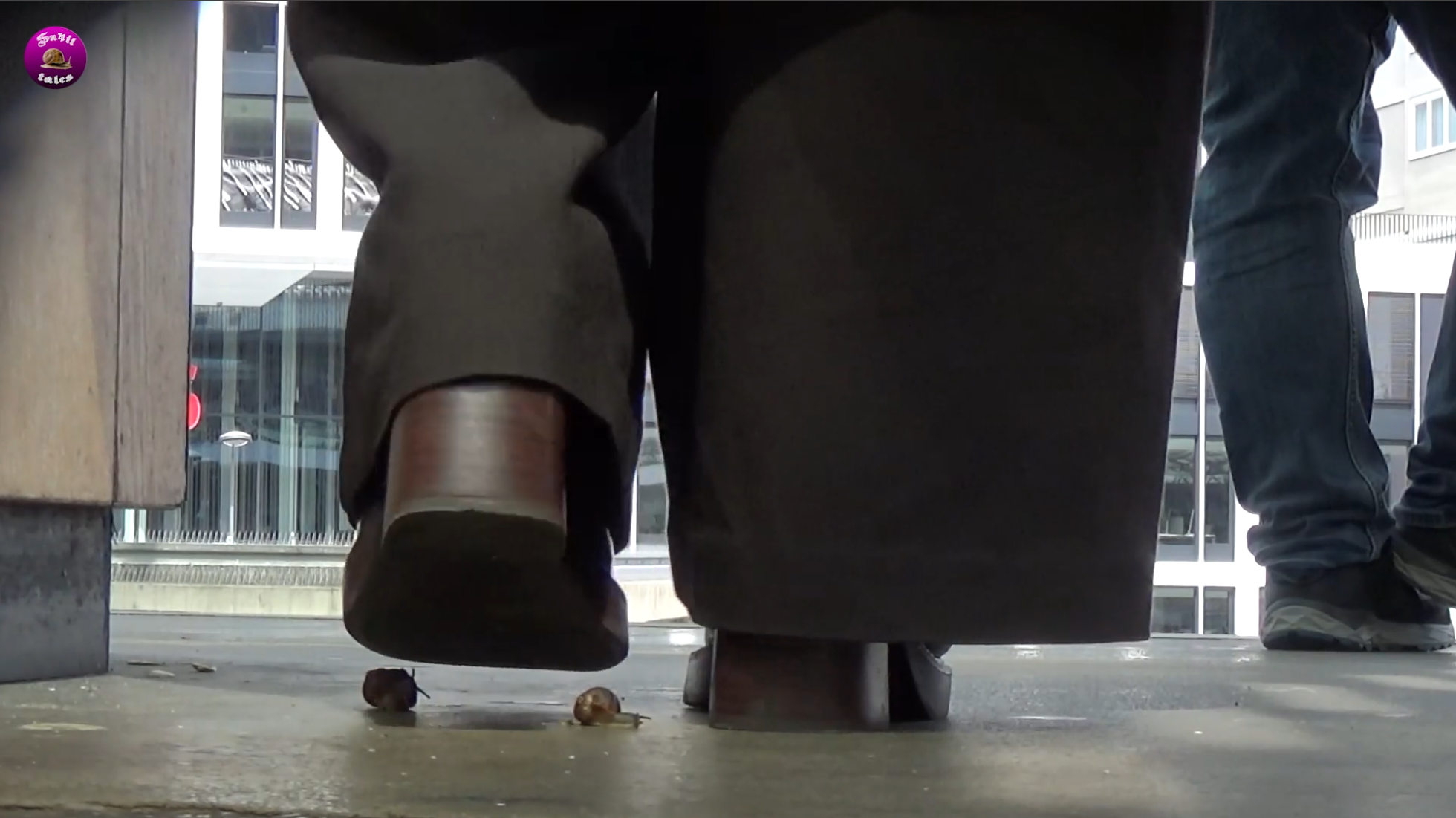 Candid Snail Crush at Trainstation