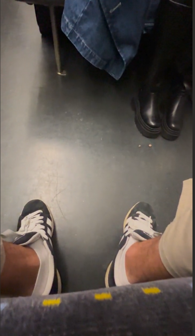  Beautiful woman crush snail with plattform  boots