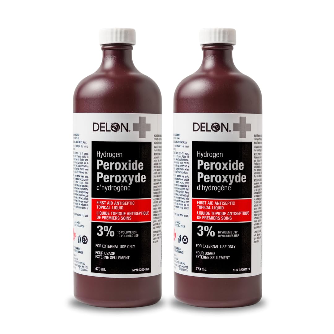 Hydrogen Peroxide 3% Solution pack of 2