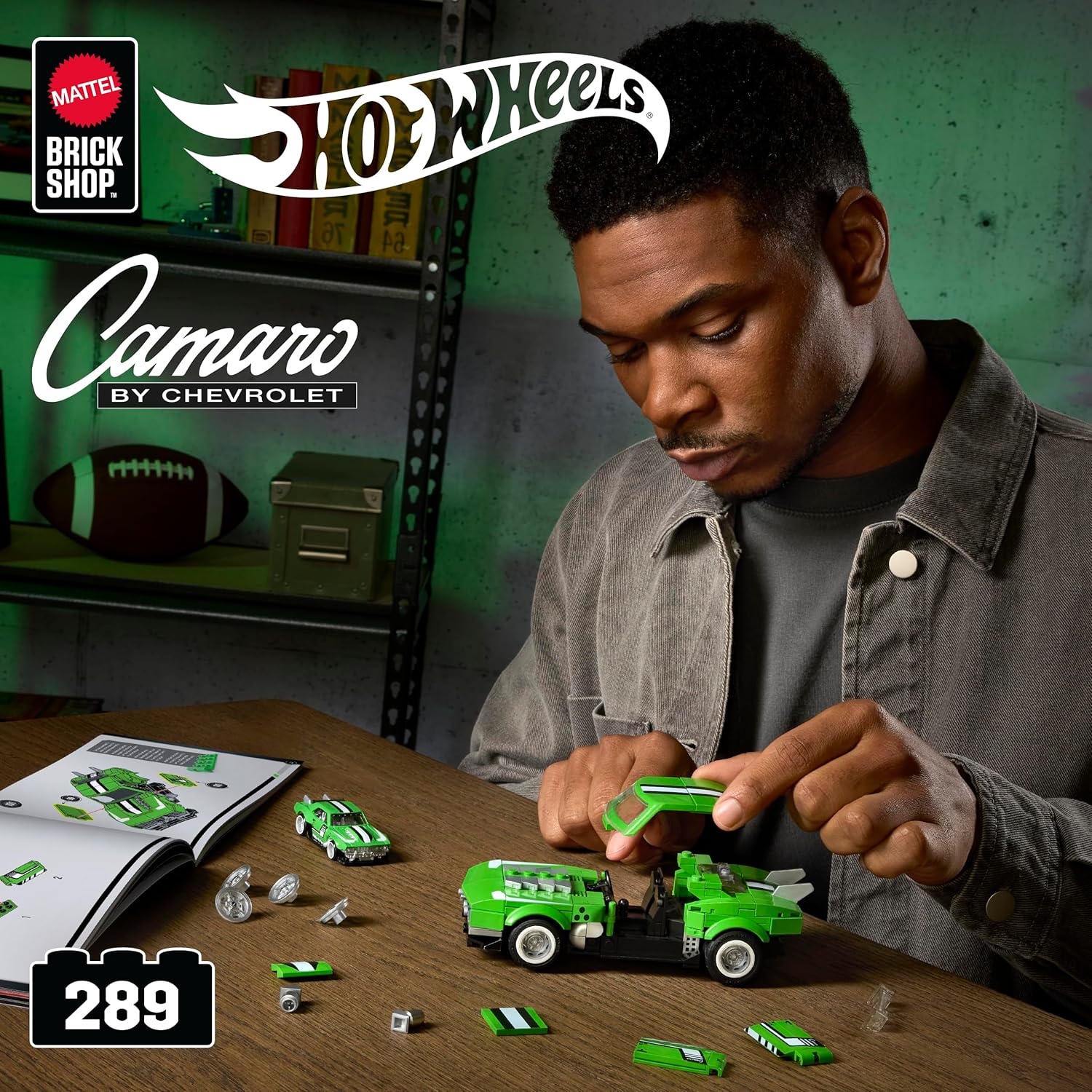 Hot Wheels Custom '68 Camaro Building Set