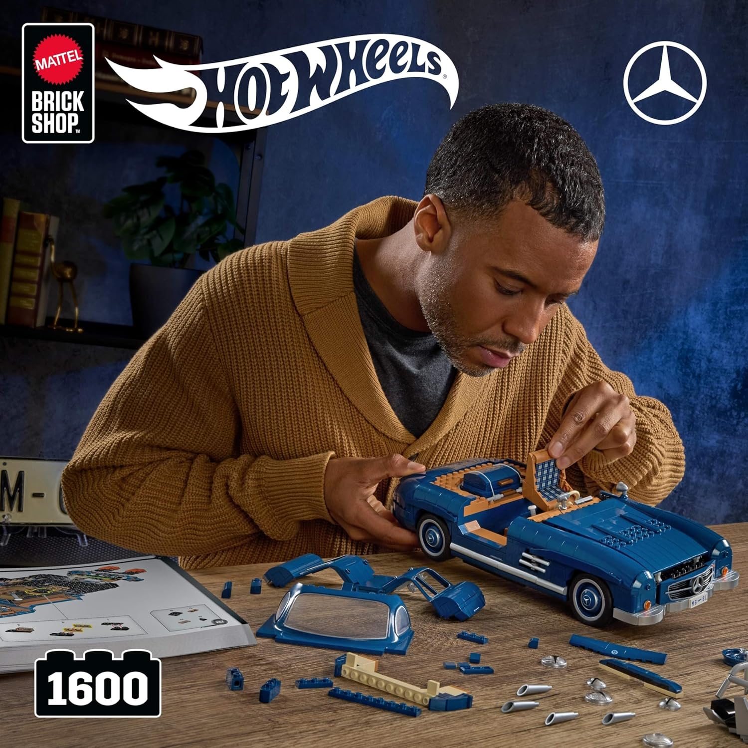 Hot Wheels Mercedes-Benz 300 SL Brick Model