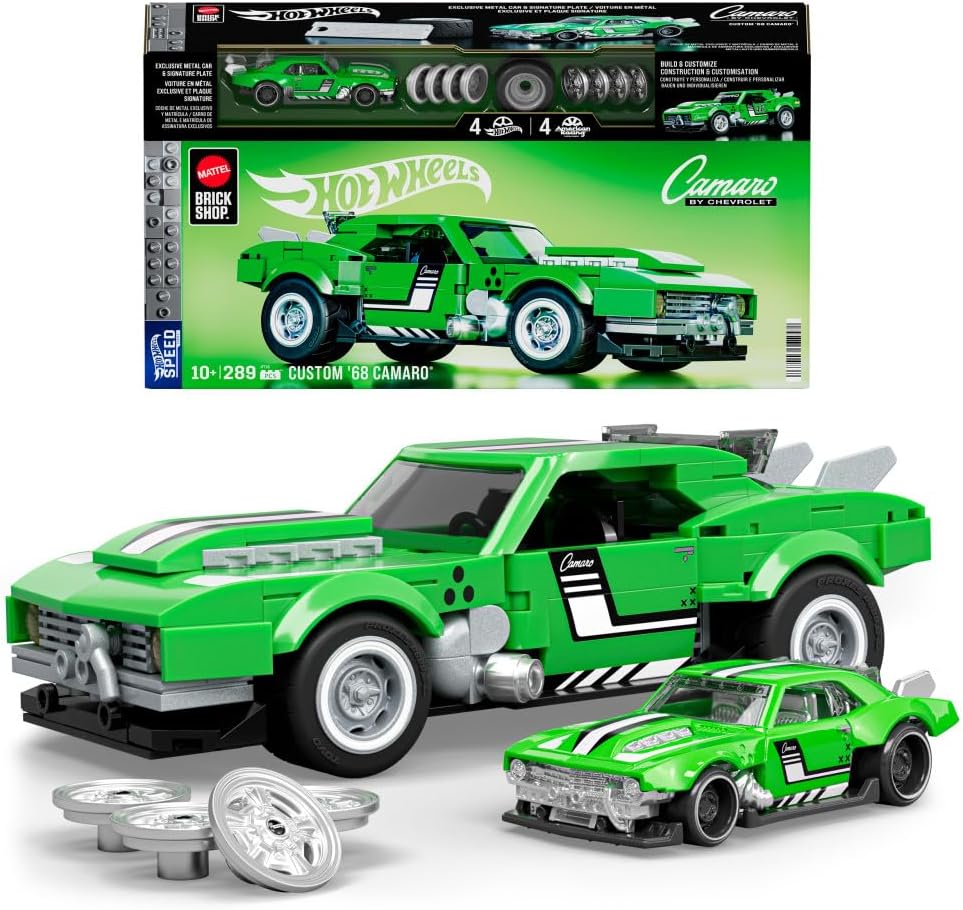 Hot Wheels Custom '68 Camaro Building Set
