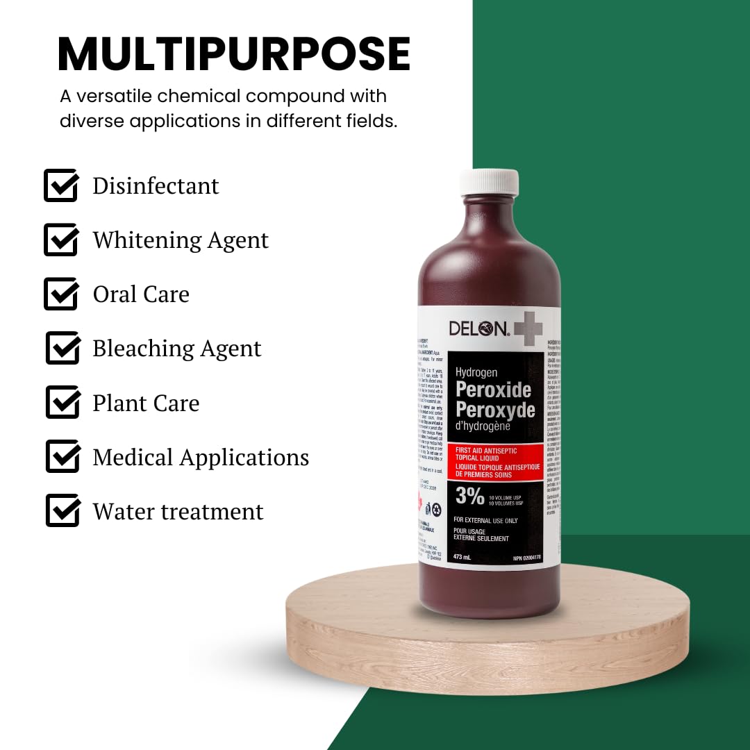 Hydrogen Peroxide 3% Solution pack of 2
