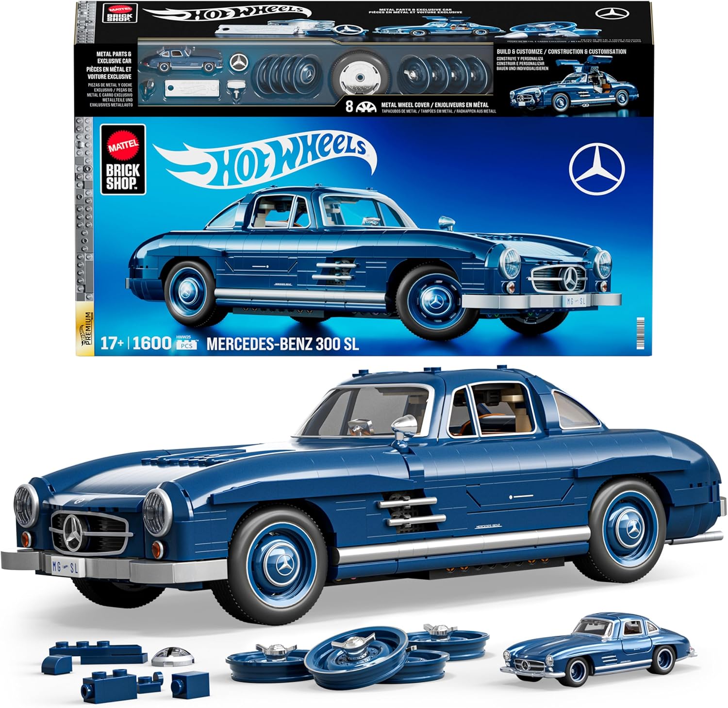 Hot Wheels Mercedes-Benz 300 SL Brick Model