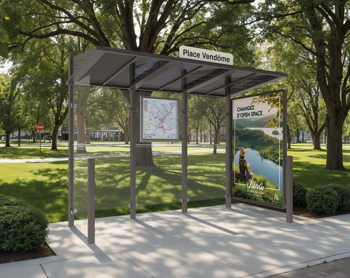 Marquesina de autobús Conviviale