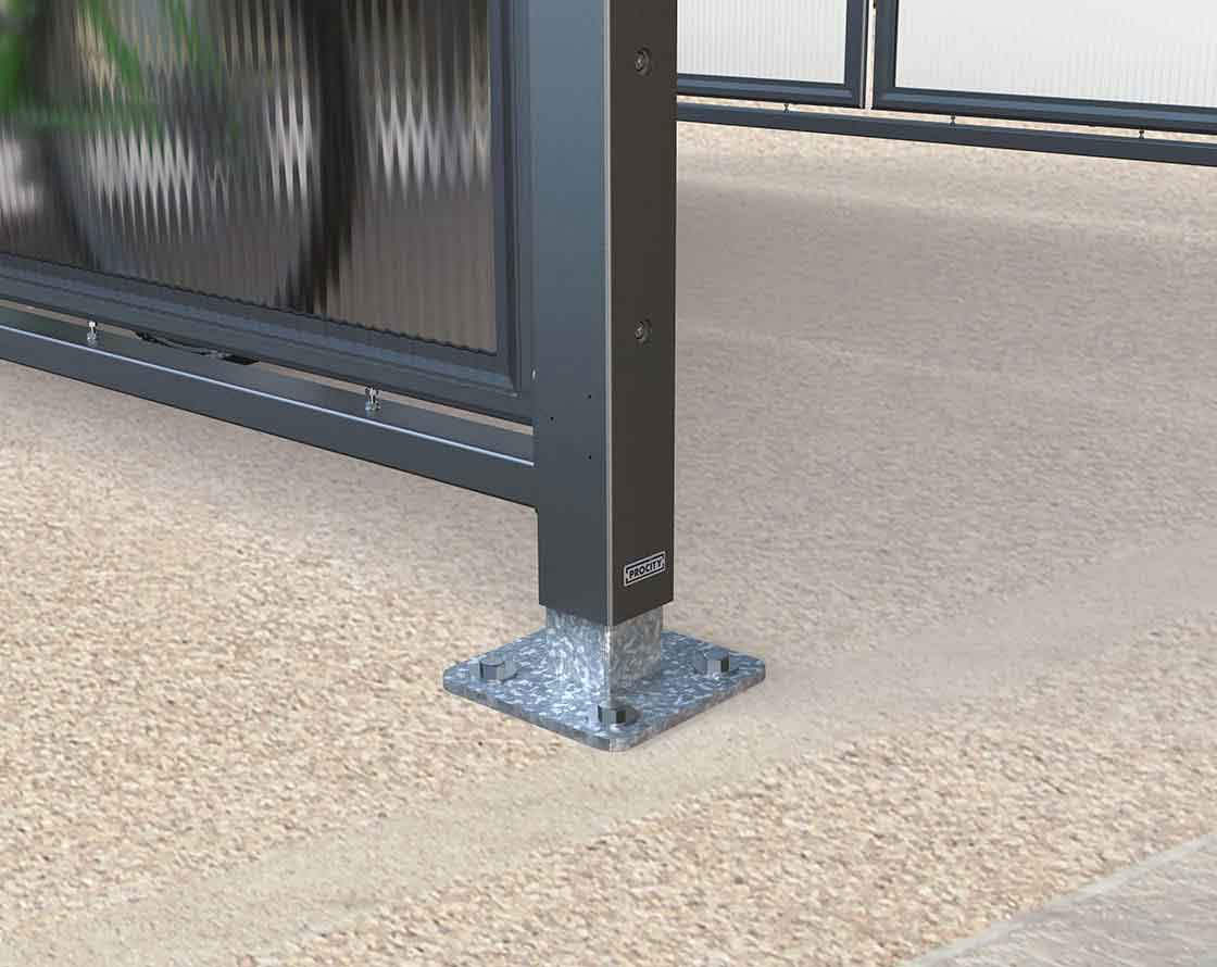 Marquesina para bicicletas Bóveda "L"