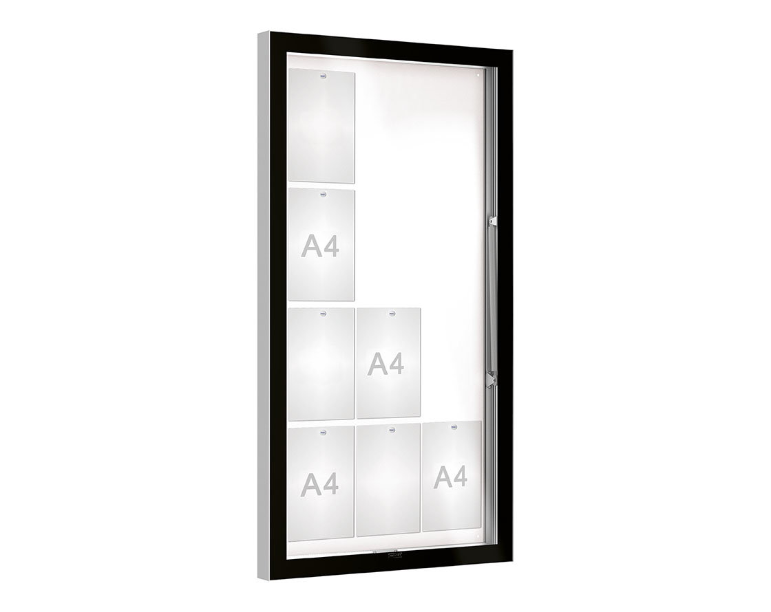 Vitrina Edge espesor 80 mm