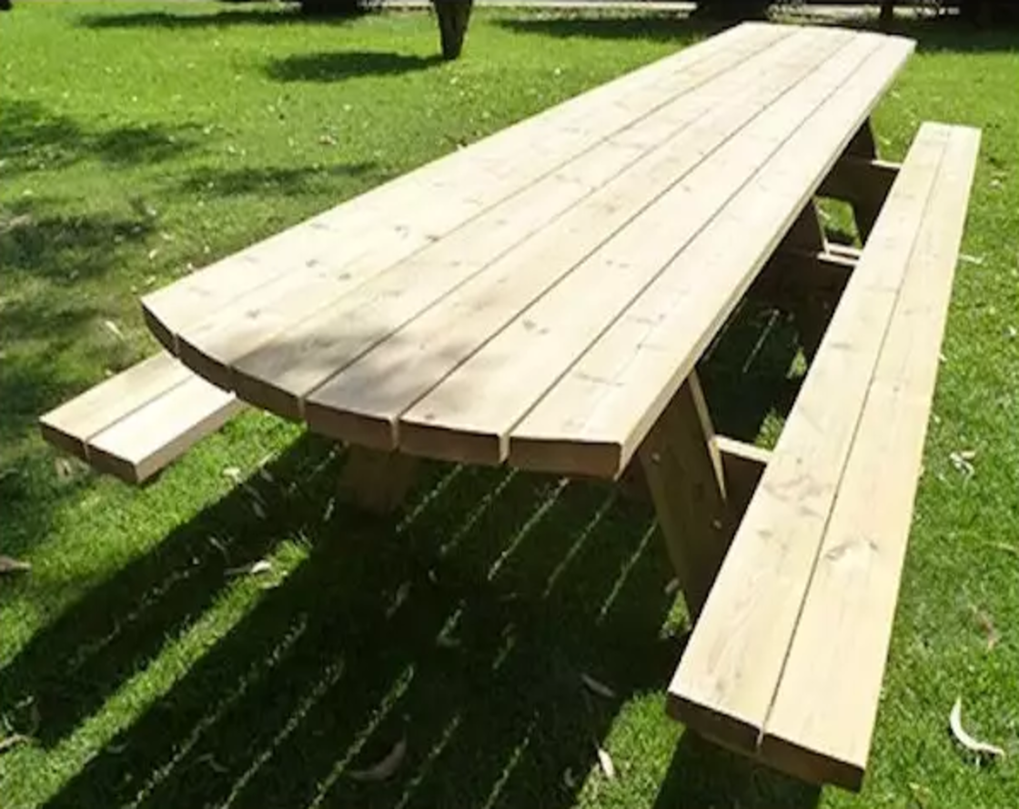 Mesa de pícnic 18 personas