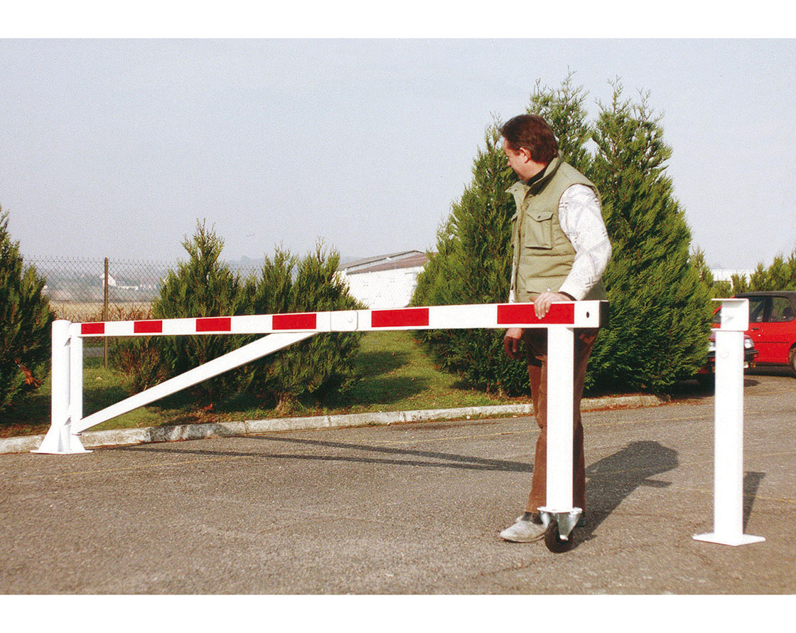 Barrera giratoria de gran longitud