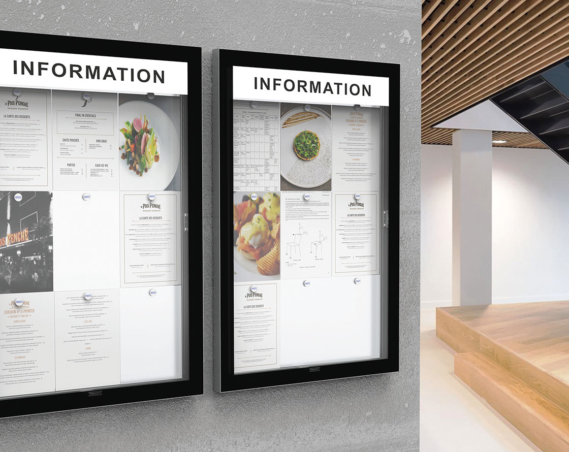 Vitrina Edge espesor 54 mm