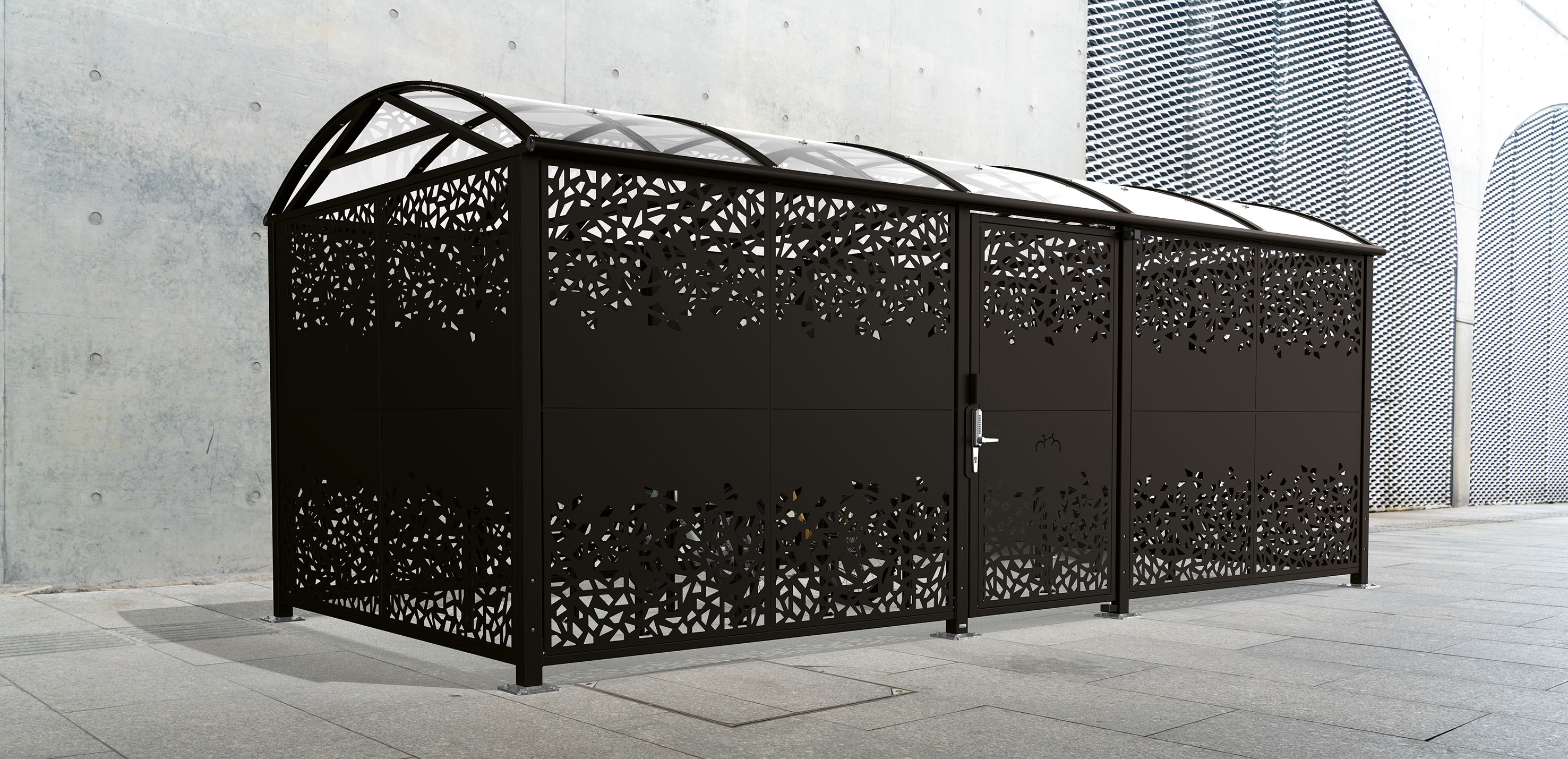 Aparcamiento Bóveda XL con chapa recortada