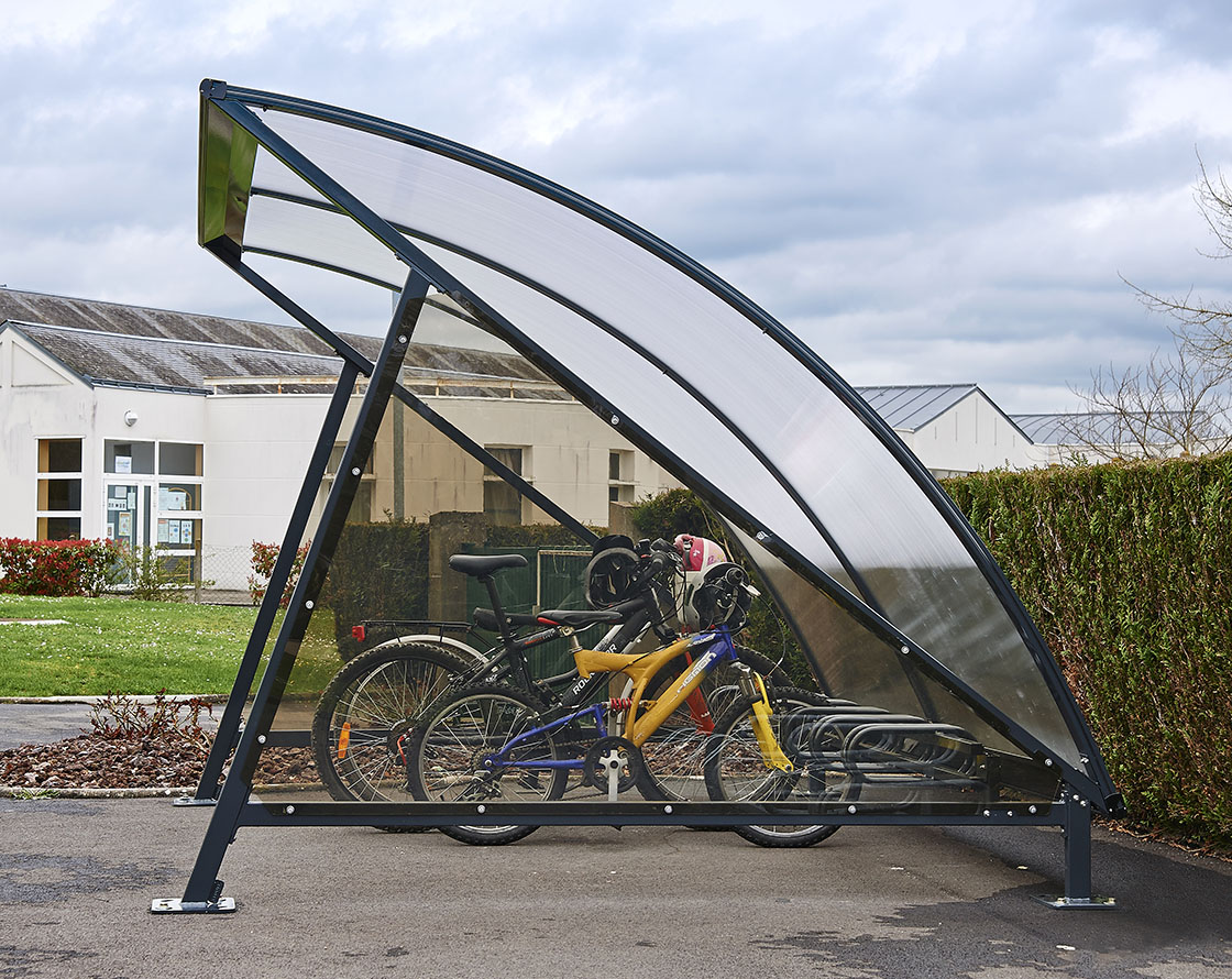 Marquesina para bicicletas Semi-luna