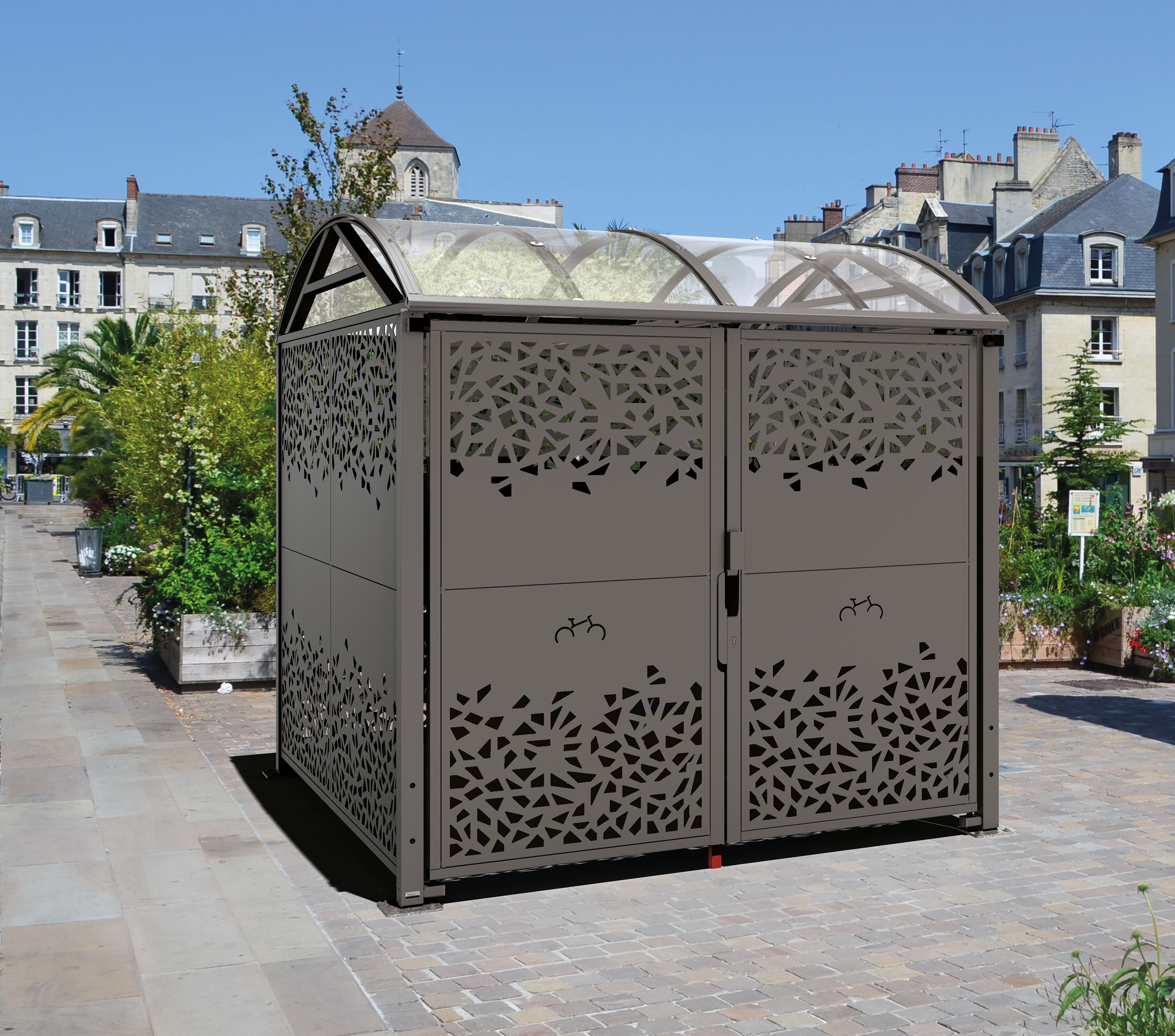 Aparcamiento Bóveda L con chapa recortada