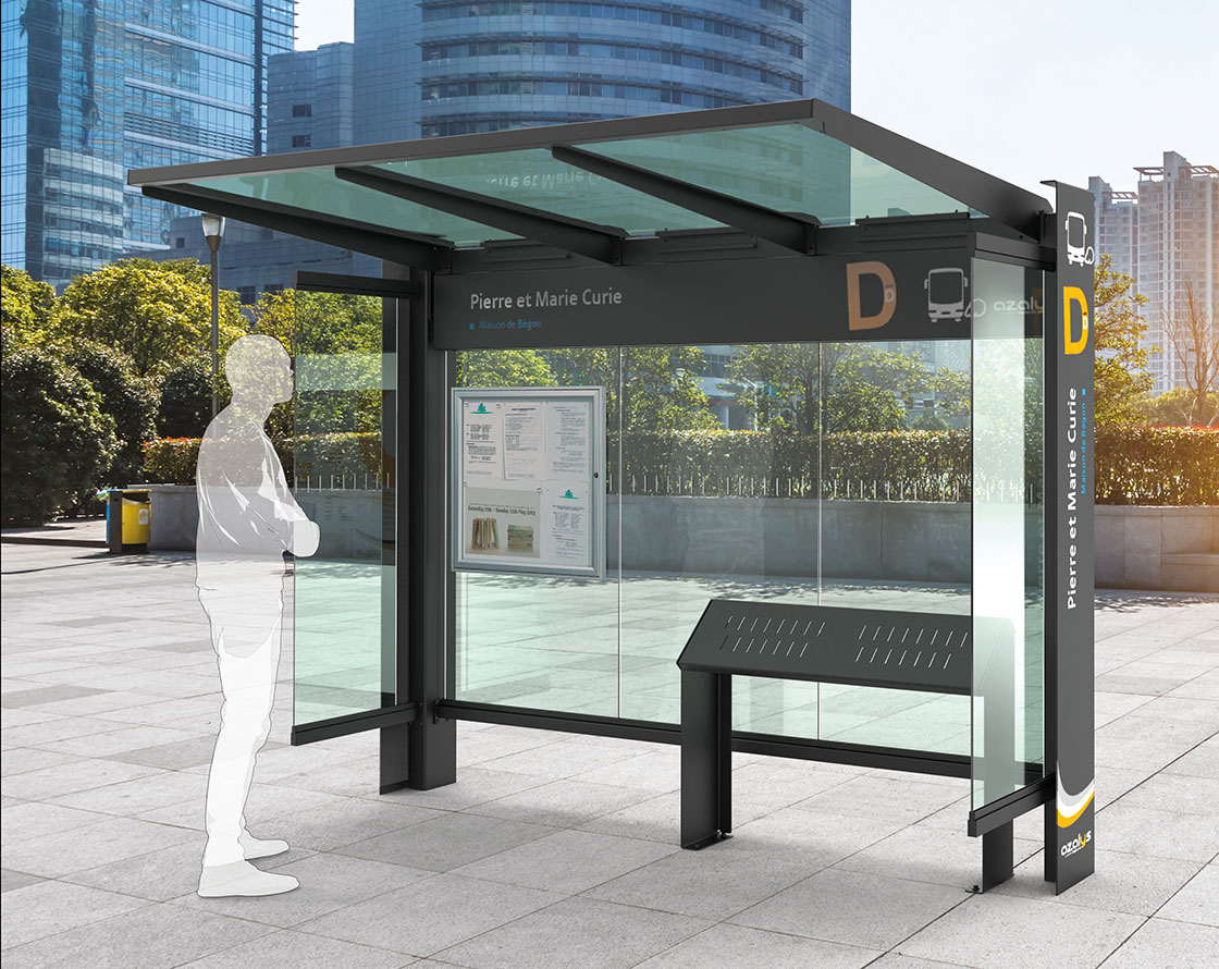 Marquesina de autobús Kub