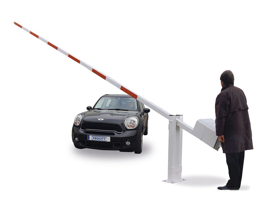 Barrera elevadora con listón universal