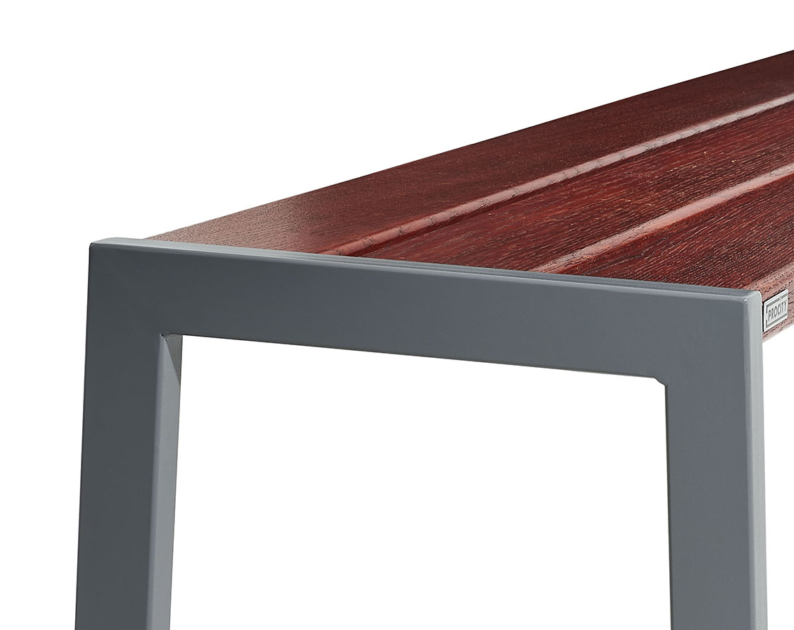 Banqueta Silaos® acero y plástico reciclado