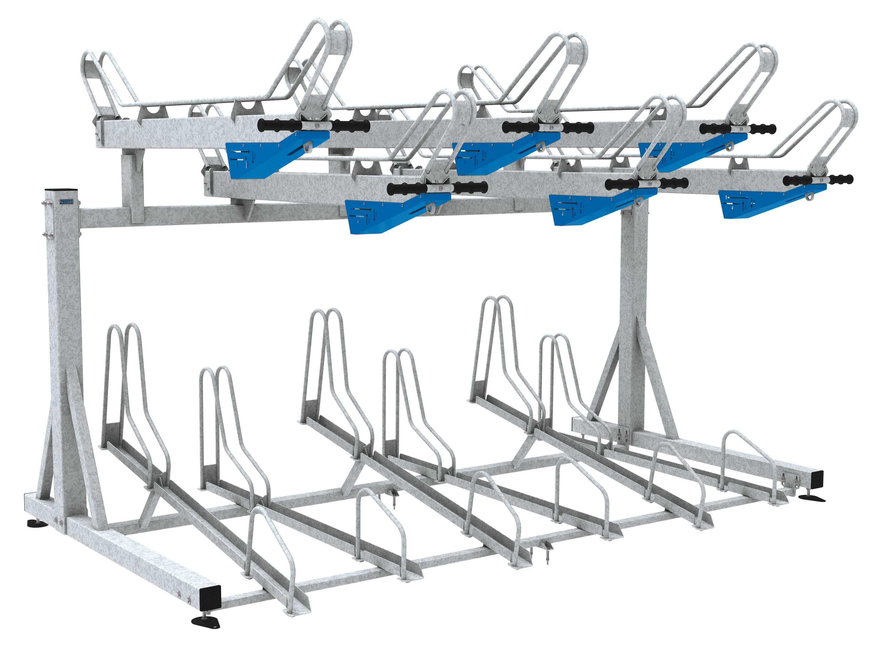 Aparcabicicletas Horizonte de dos pisos