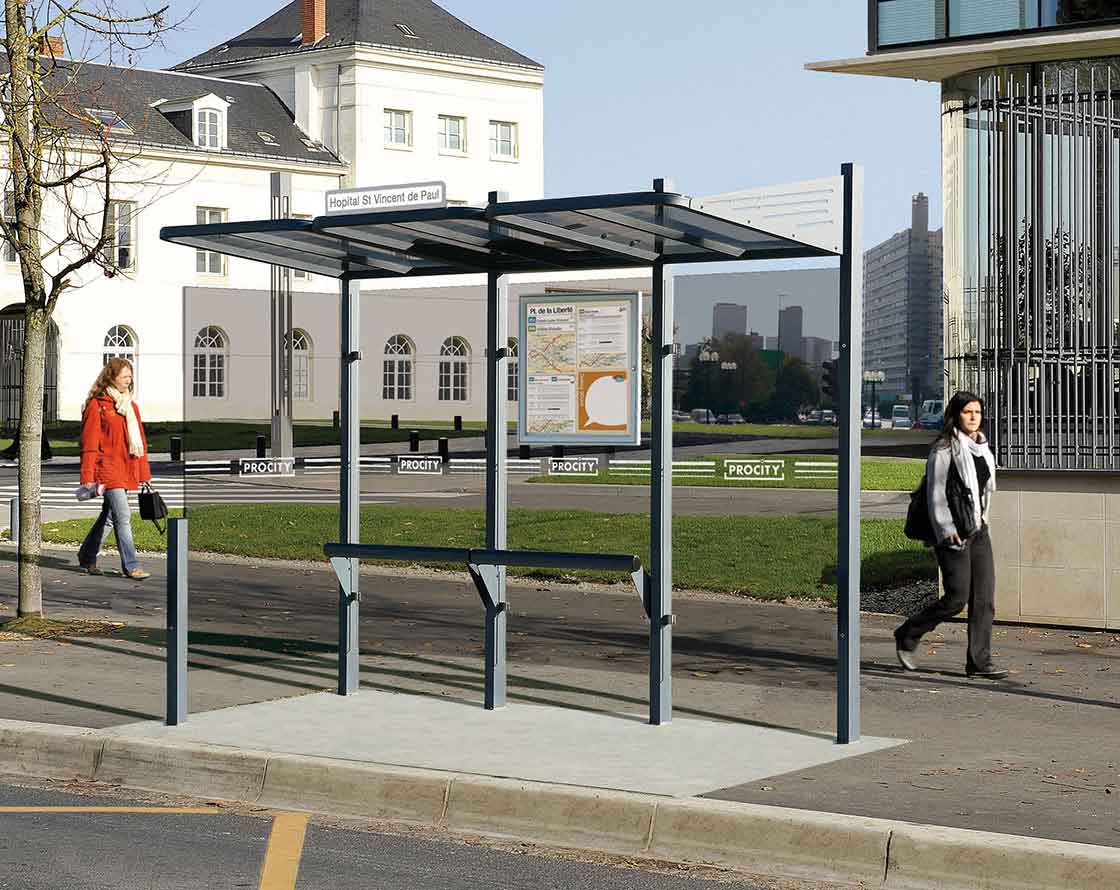 Marquesina de autobús Conviviale