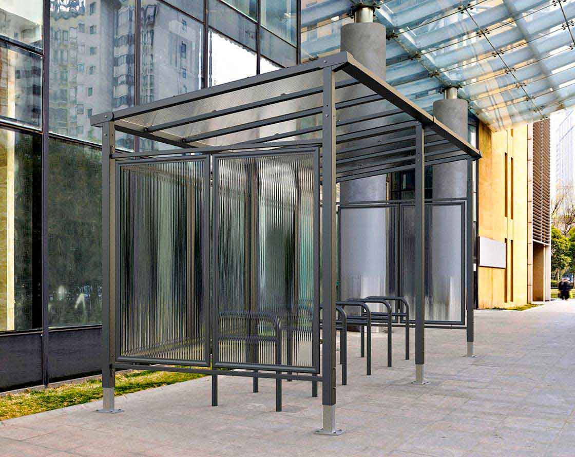 Marquesina para bicicletas Milán