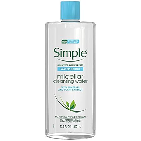 Simple Water Boost Micellar Cleansing Water, Sensitive Skin, 13.5 oz