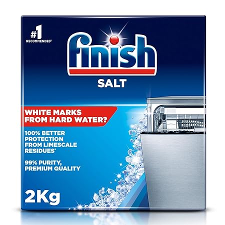 Finish Dishwasher Salt Helps Soften Water to Prevent Limescale and Watermarks, 2 KG