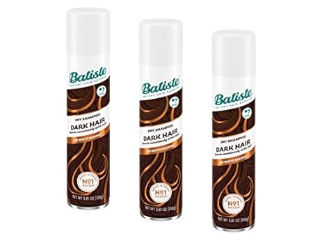 Batiste Dry Shampoo, Dark & Deep Brown 6.73 oz (Pack of 3)