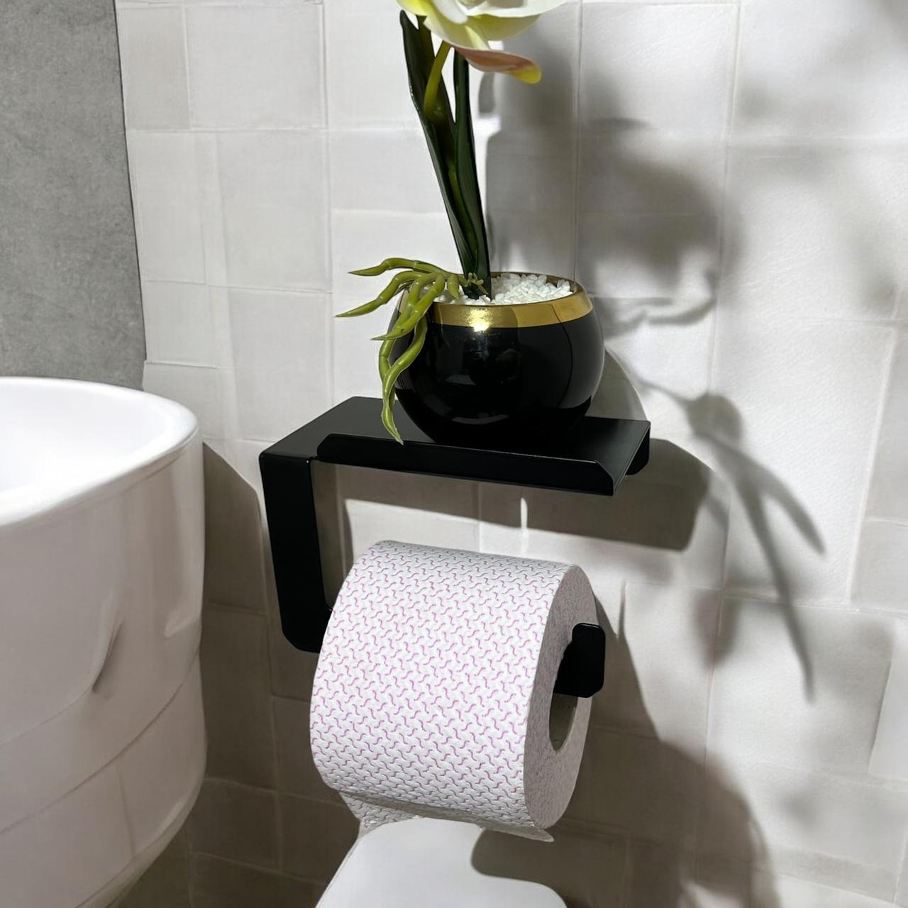 Complete 6-piece stainless steel accessory set, model D3 - black