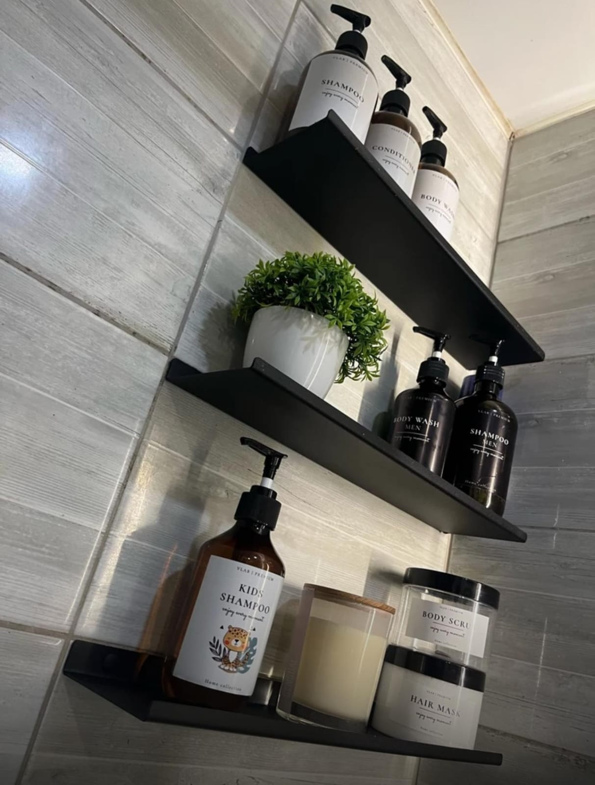 Mira 3-piece shelving set - by Diora