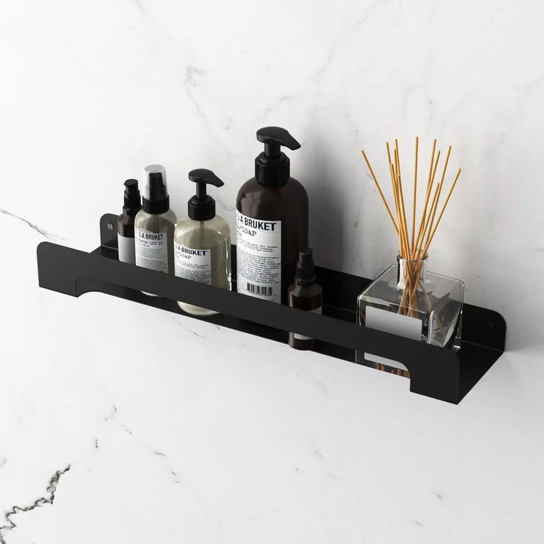Arco multi-purpose bathroom organizer - Black