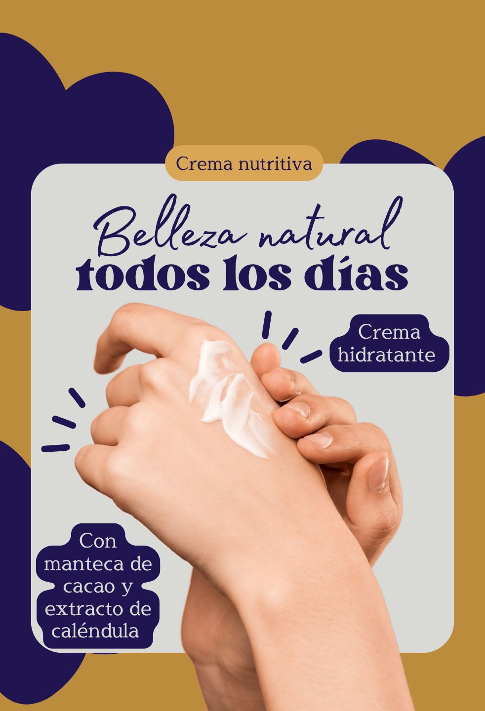 Crema corporal de cacao