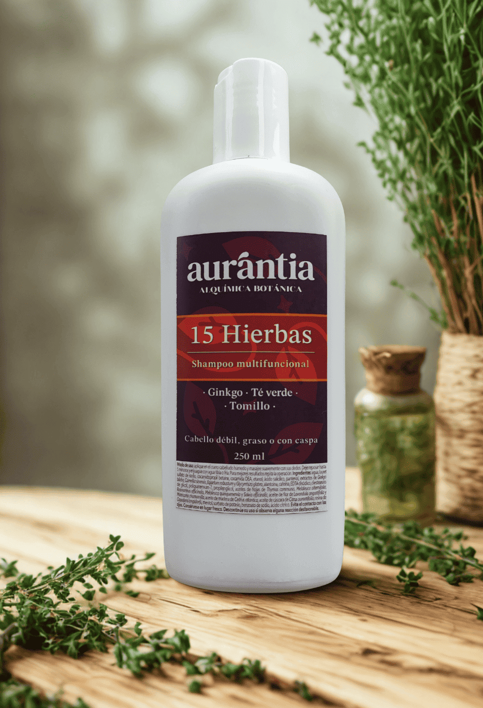 Shampoo 15 hierbas
