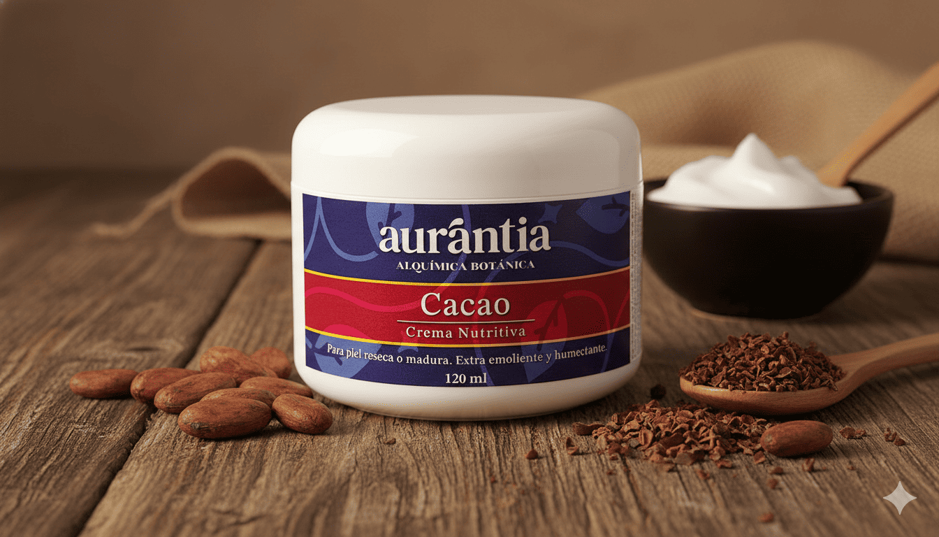 Crema corporal de cacao