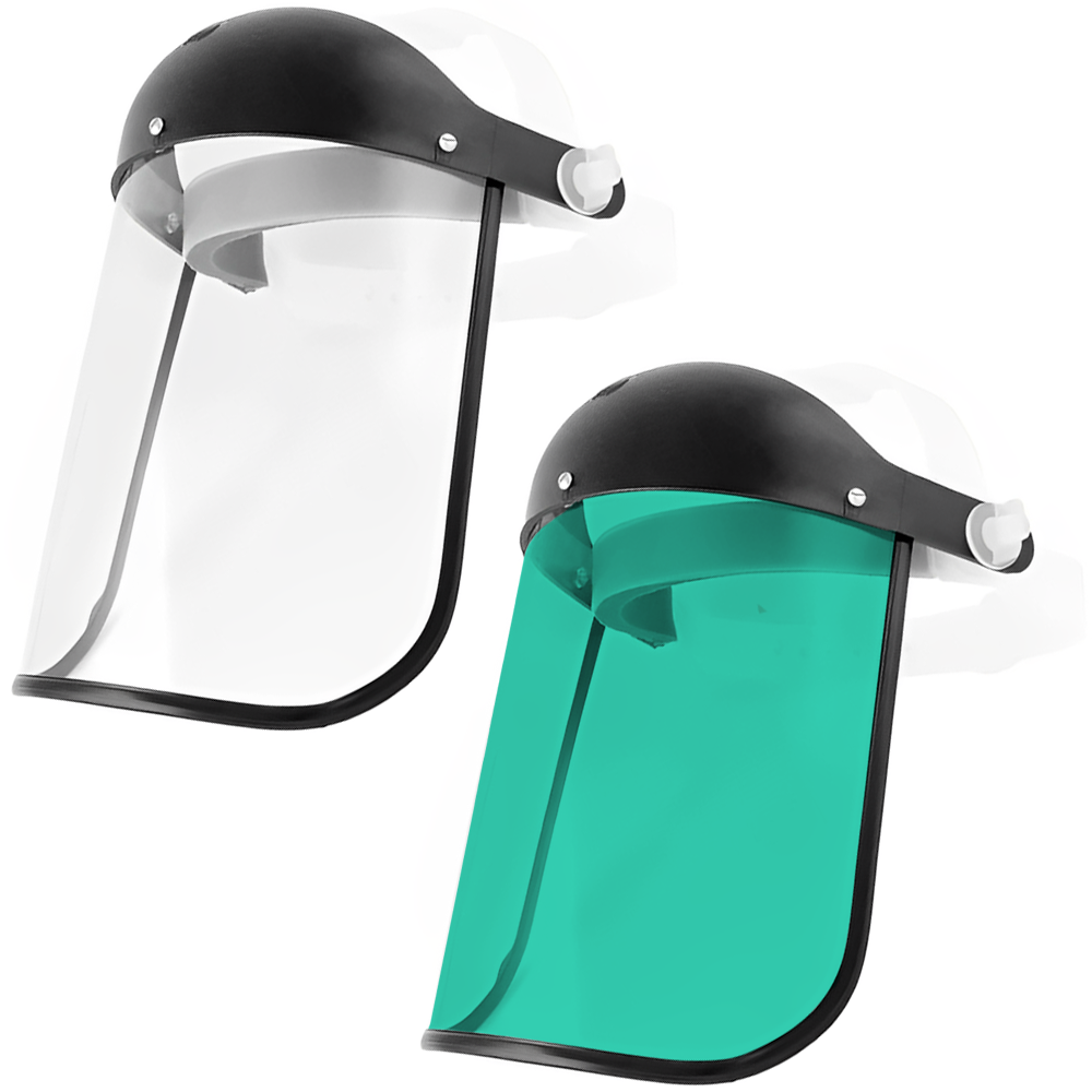 Protetor facial incolor/verde