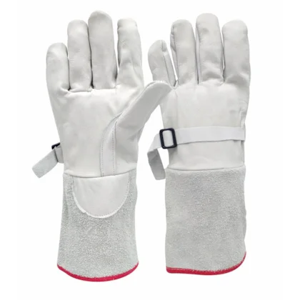 Luva de vaqueta cobertura