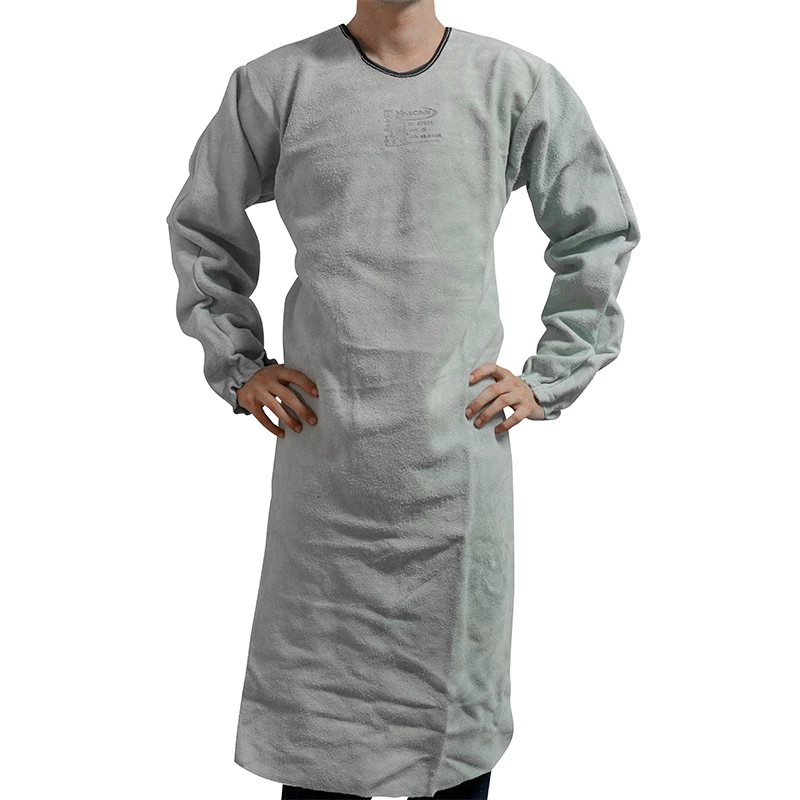 Avental confeccionado em raspa