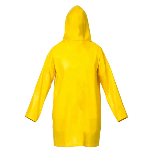 Capa de chuva em PVC forrado