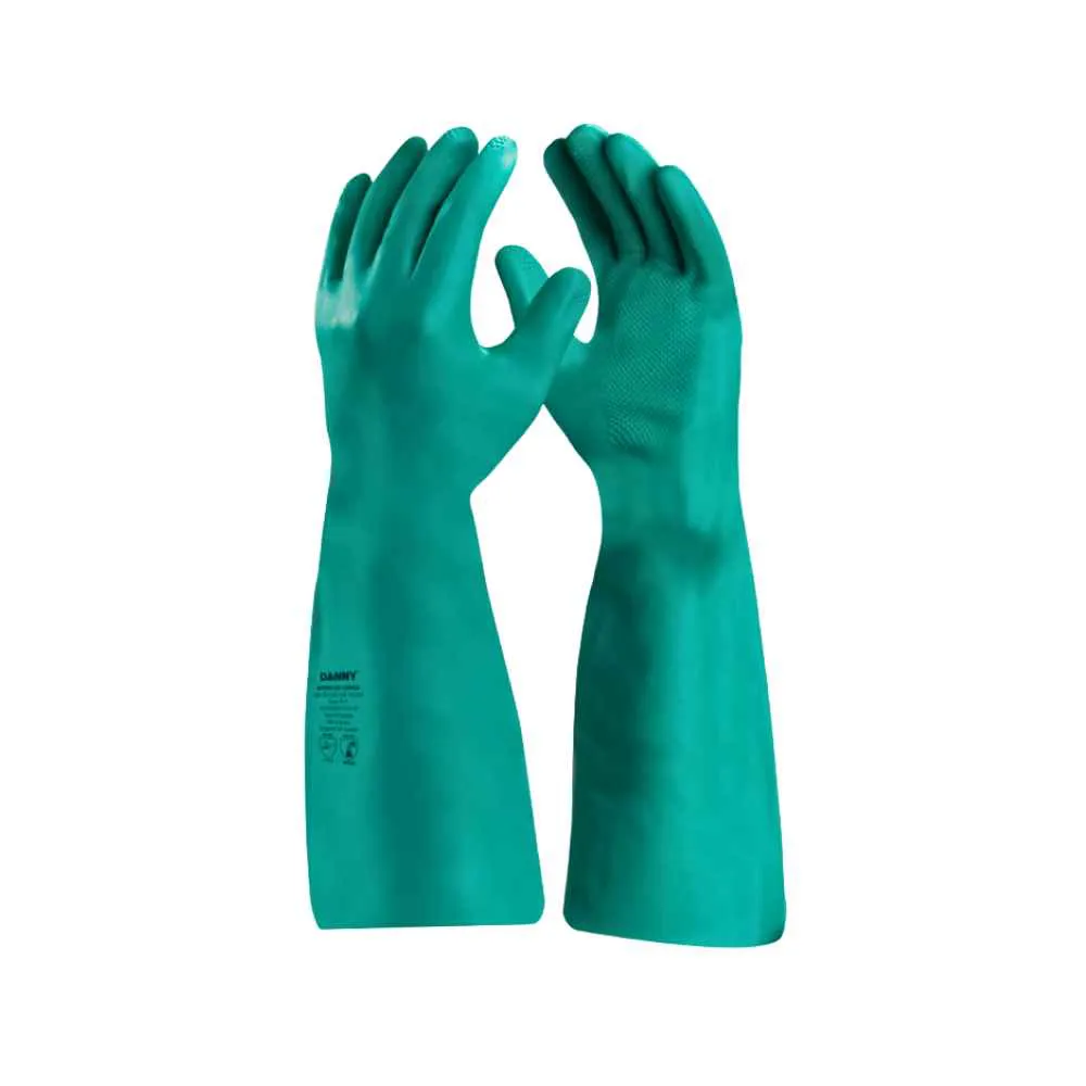 Luva nitrílica longa