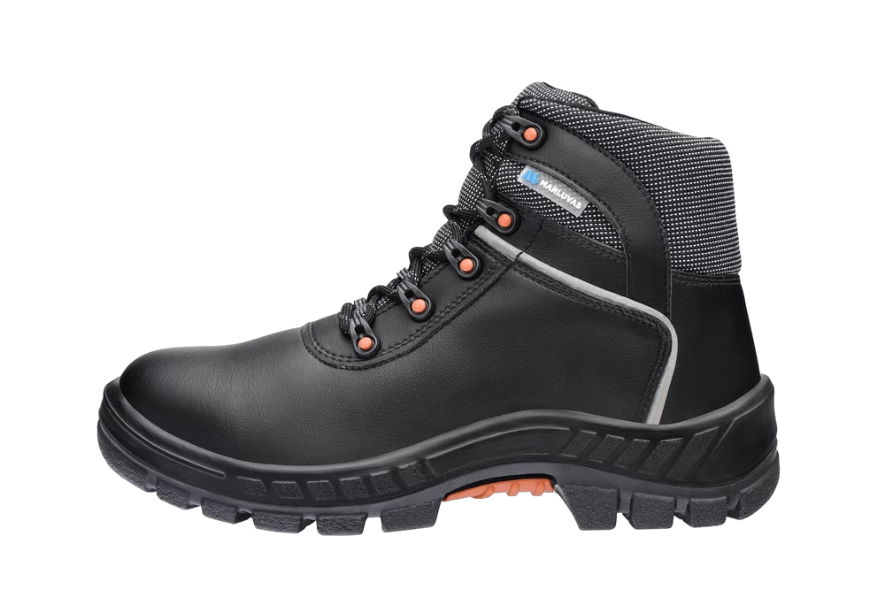 Botina bidensidade com Cadarço bico de AÇO/PVC