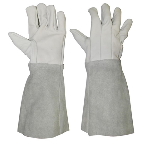 Luva de vaqueta argonista