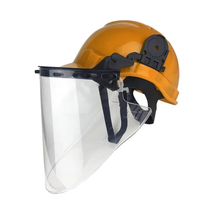 Capacete com protetor facial