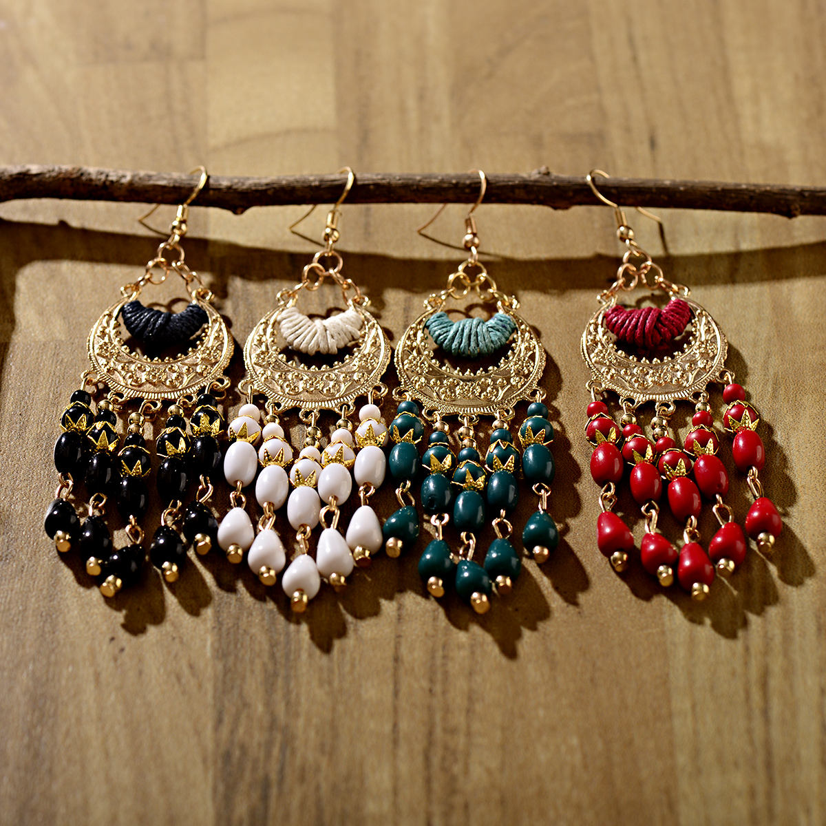 Bohemian Chandelier Earrings Set