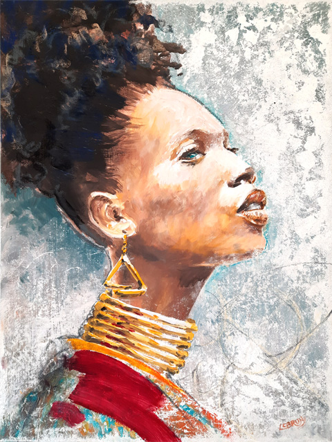 Femina 2 - Tableau à l'acrylique sur toile